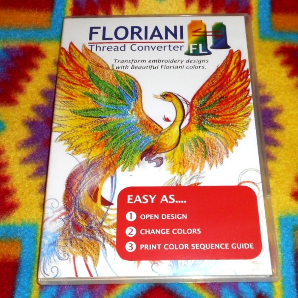 Floriani Thread Converter + 4 Assorted Design Collection CDs - Picture 2 of 11